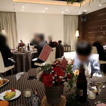 披露宴会場　※ゲスト席から見た写真
