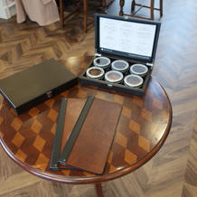 ウェルカムドリンクで紅茶が選べます