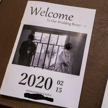 プロフィールブック・席次表