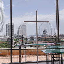 挙式会場から見える景色