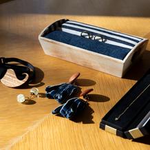 木とデニムがテーマ小物たち