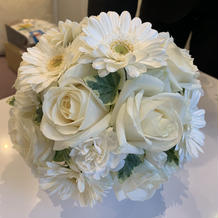 当日のブーケ