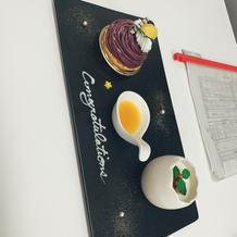 11月打ち合わせ　デザートサービス