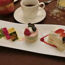 食後のデザート