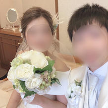 式直前の新郎新婦♪新婦より新郎がド緊張！