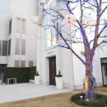 挙式会場の外観