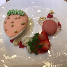 可愛いデザート。