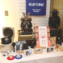 新郎新婦の個性が表れます