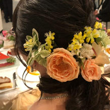 カラードレス時