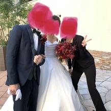 プランナーさんと入場直前ショット