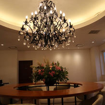 大階段の上にあるスペース