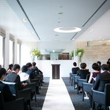 挙式会場（コロナバージョン）