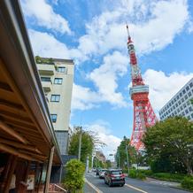 東京タワーが見えます