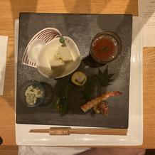 前菜。試食会での写真。