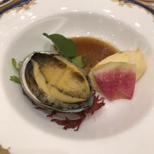 鮑です。1番美味しい！
