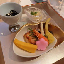 貝の形の器もとても素敵でした