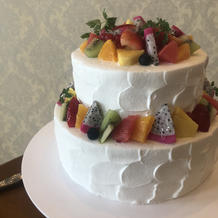 フレッシュウェディングケーキ