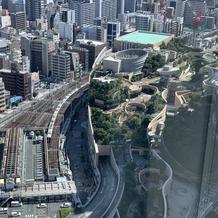 披露宴会場からの景色です