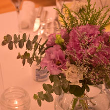テーブル装花