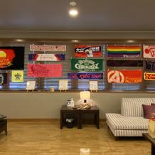 ウェルカムスペース飾り付け