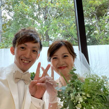 2人で安らげる控室