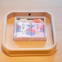 神前式で頂きました。