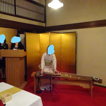 琴の生演奏も選べるとのこと