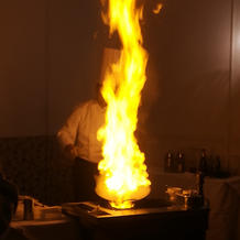 料理のパフォーマンス