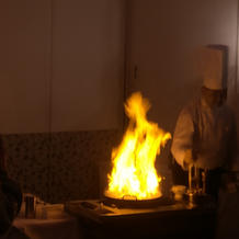 料理のパフォーマンス