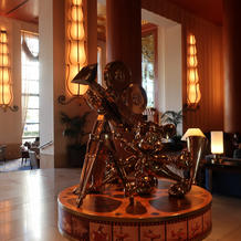 ロビーもディズニーの世界観