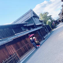 会場付近　川原町の景色