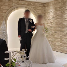 結婚式の一場面