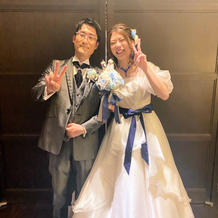 サッシェベルトと花飾り＆ブーケ変え