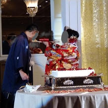 ケーキ入刀演出1