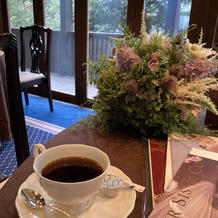 素敵なティラ枡とコーヒーをいただいた。