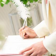 結婚式の決意書