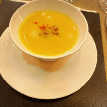 旬野菜のクリームスープ
