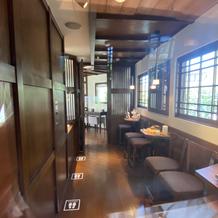 落ち着いたゲスト待機室