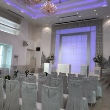 大きな挙式会場です