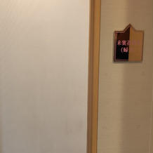 ゲスト用の着替え部屋（男性用もあり）