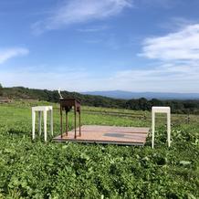 ステージを設置しました