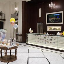 ロビー装飾(ウェルカムスペース)