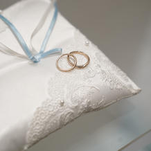 リングピロー(式場プラン内のもの)