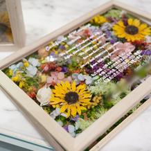 フラワーBOXセレモニー(結婚証明書)