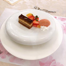 デザート 煙り演出あり