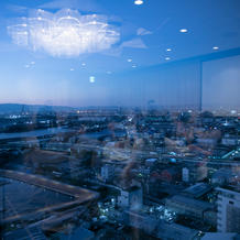 披露宴会場窓からの景色