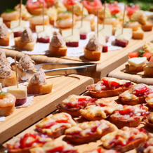 ガーデンにてカナッペパーティー