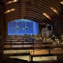 他の式場にはない雰囲気の挙式会場