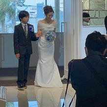 サイズなおしてくれたマーメイドドレス