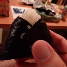 夜食にと用意してくださったおにぎり